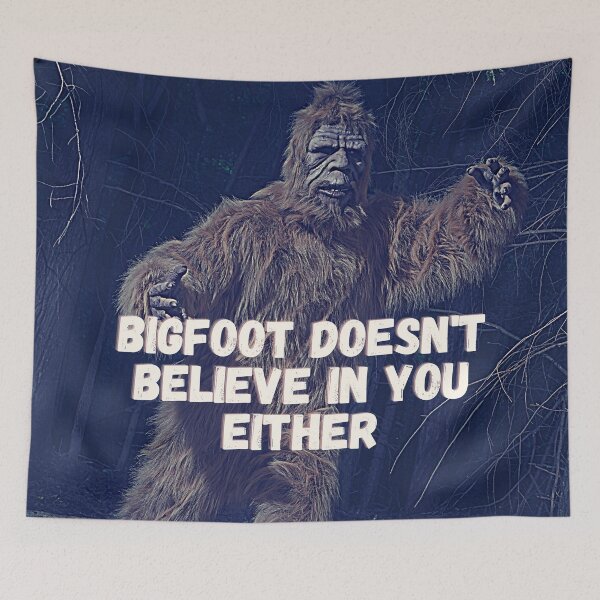 Item preview, Bigfoot Doesn't believe in you either designed and sold by Steph-draws.