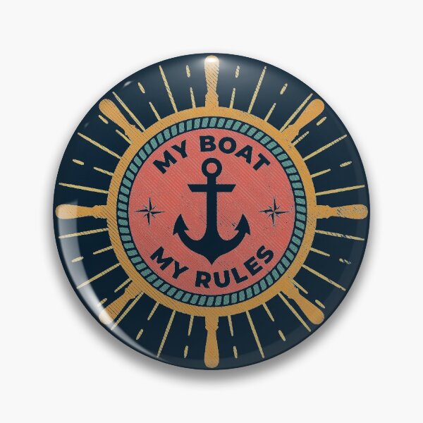 Item preview, My Boat My Rules. Funny boat saying designed and sold by SweetLog.