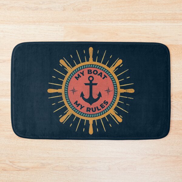Item preview, My Boat My Rules. Funny boat saying designed and sold by SweetLog.