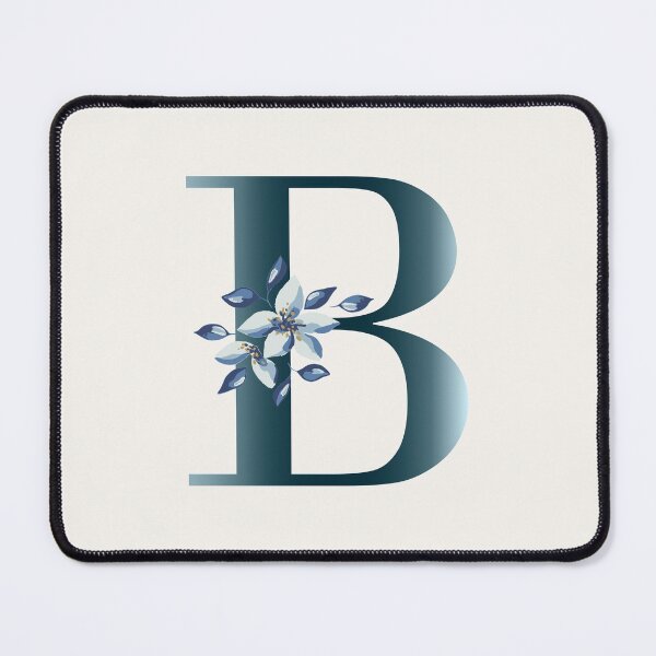 Item preview, Letter B - Blue Watercolor Flower designed and sold by CiaraPrints.