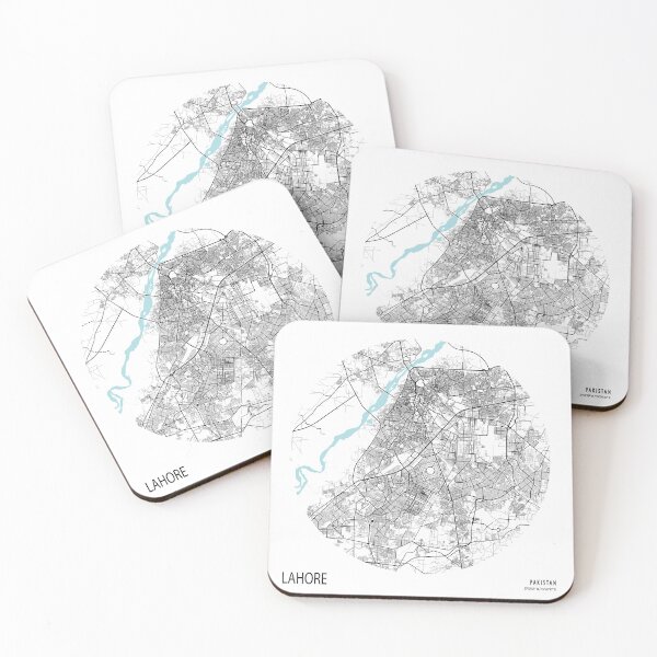 Item preview, Lahore City Map of Punjab, Pakistan - Circle designed and sold by deMAP.