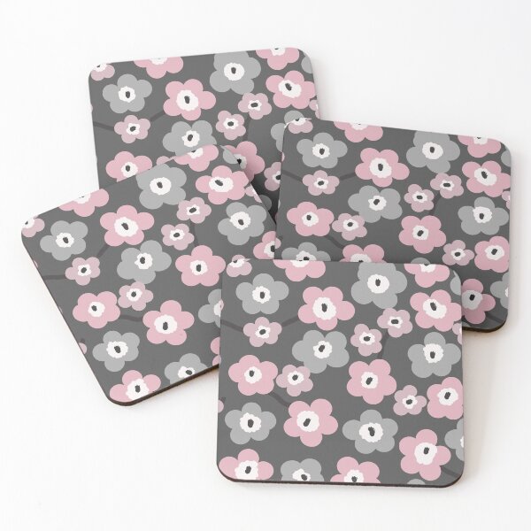 Item preview, Iconic Modern Scandi Garden in Gray & Pink designed and sold by Deutschic.