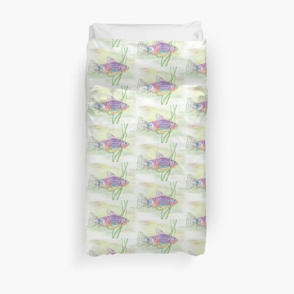 Tropical Fish Platy Duvet Cover
