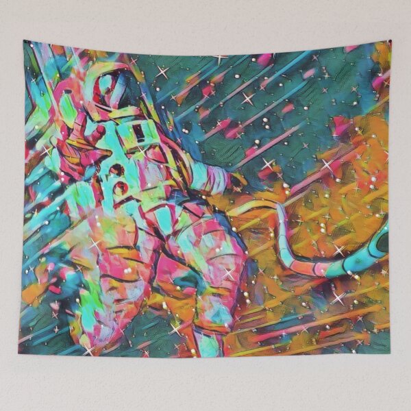 Item preview, Space Astronaut Painting  designed and sold by Designs By YL.