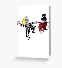 Beetlejuice - Lydia & Beetlejuice Group 03 Greeting Card