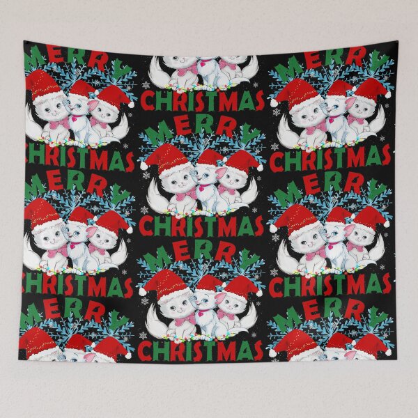 Artikelvorschau, Frohe Weihnachten, Katzen entworfen und verkauft von Wheeler-Styl3.