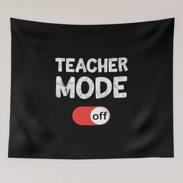 Item preview, Last Day School graphic Teachers Funny Mode Off design designed and sold by CreatedByHeidi.