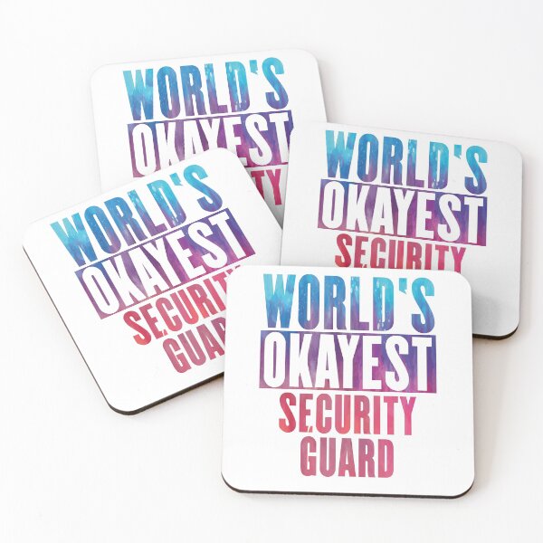 Item preview, World's okayest Security Guard designed and sold by JakubkoJunak.