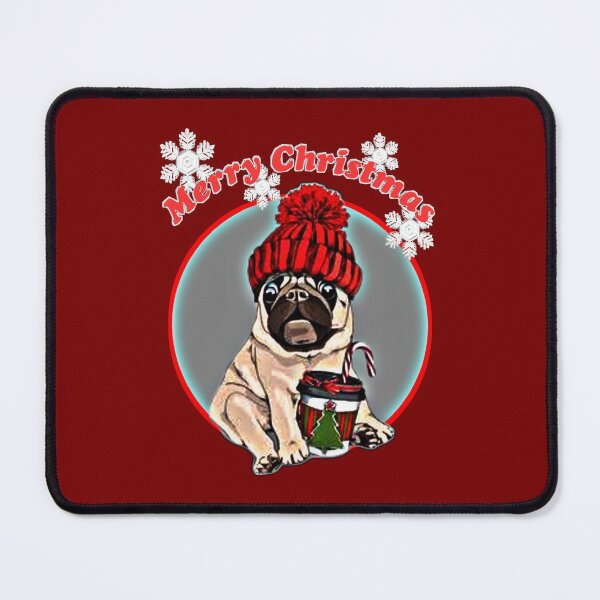 Item preview, Merry Christmas Pug Dog Design designed and sold by RaglanRose.
