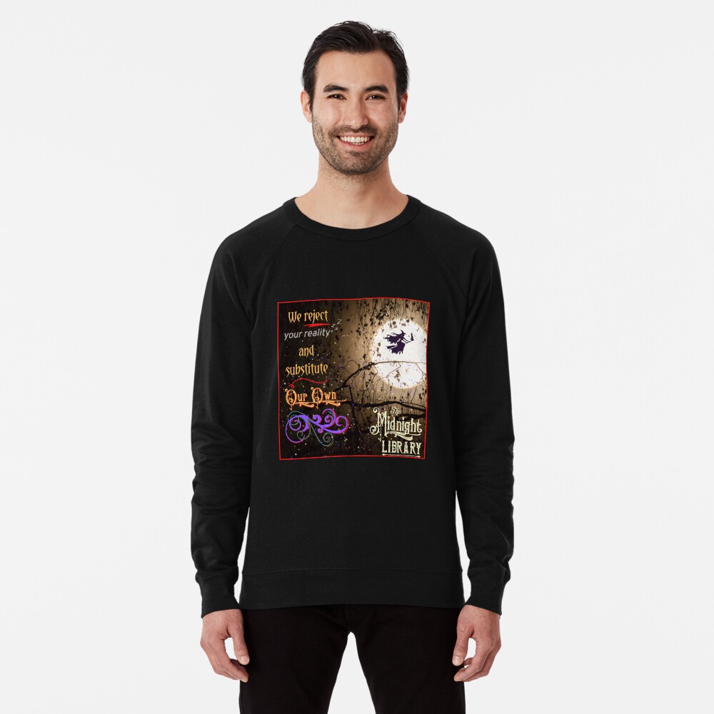 Item preview, Lightweight Sweatshirt designed and sold by MidnightLibrary.