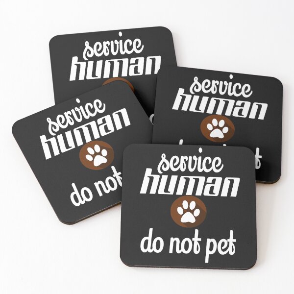 Item preview, SERVICE HUMAN DO NOT PET. designed and sold by leicha.