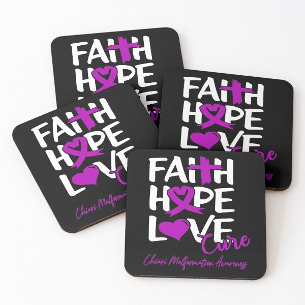 Item preview, Faith Hope Love Cure Chiari Malformation Awareness designed and sold by Grooffos.