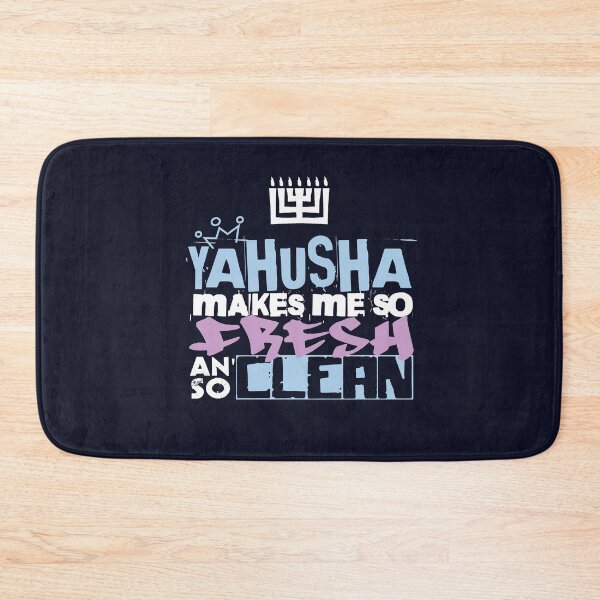 Item preview, Yahusha Makes Me So Fresh An' So Clean (Blue) designed and sold by Yachad.