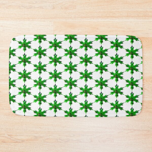 Item preview, Snowflakes Star Green Fig leaves by Iritof designed and sold by iritof.