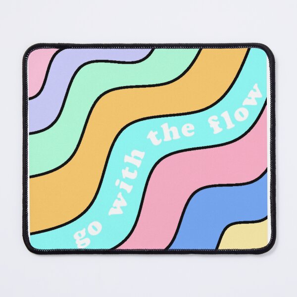 Item preview, go with the flow - colorful wavy lines designed and sold by violetsareblue8.