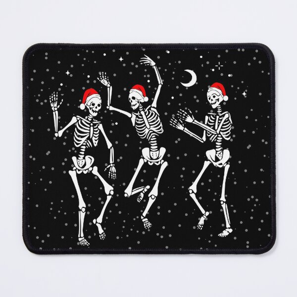 Item preview, Dancing Santa Skeletons In The Snow designed and sold by GreenStardust.