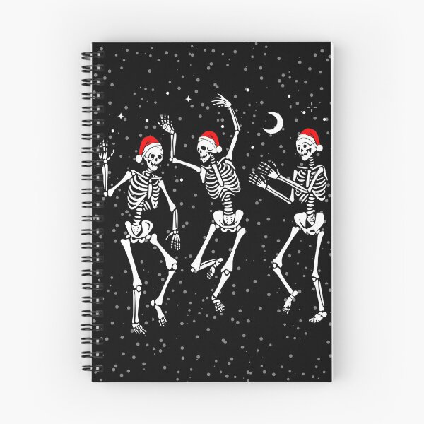 Item preview, Dancing Santa Skeletons In The Snow designed and sold by GreenStardust.