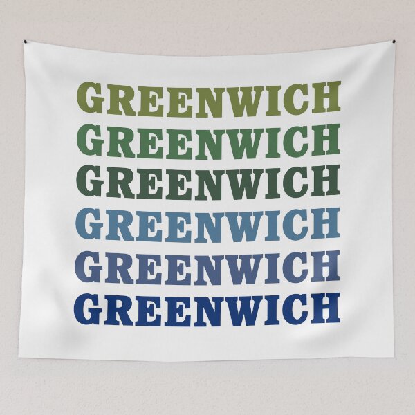 Item preview, Greenwich Multicolor (Green/Blue) designed and sold by frankyou.