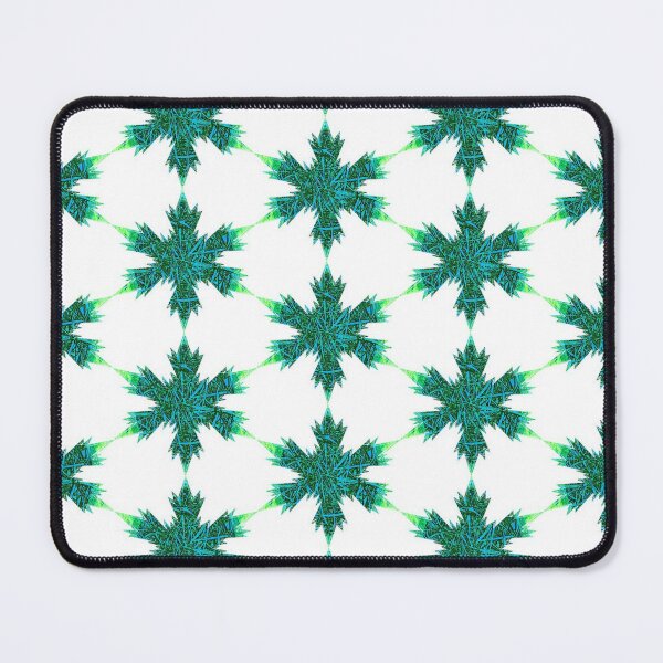 Item preview, Xmas Snowflakes Star Green Blue Thorns by Iritof designed and sold by iritof.