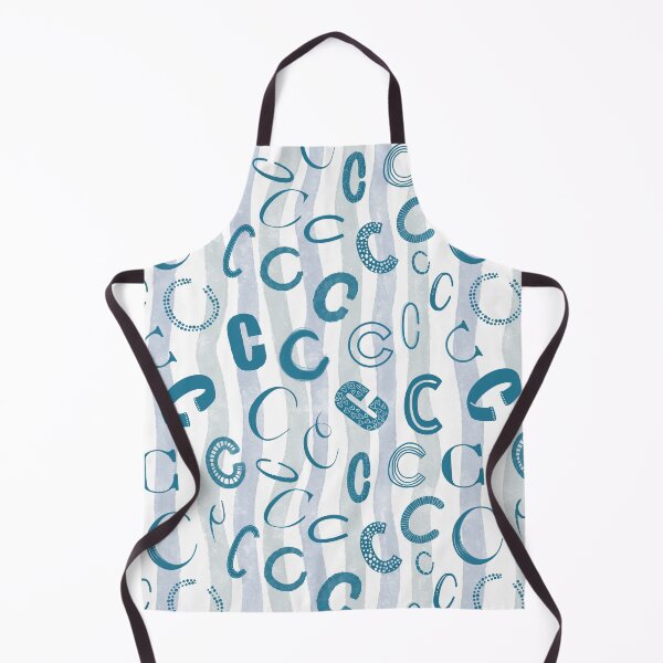 Item preview, Blue Letter C Pattern on stripes designed and sold by karousel.