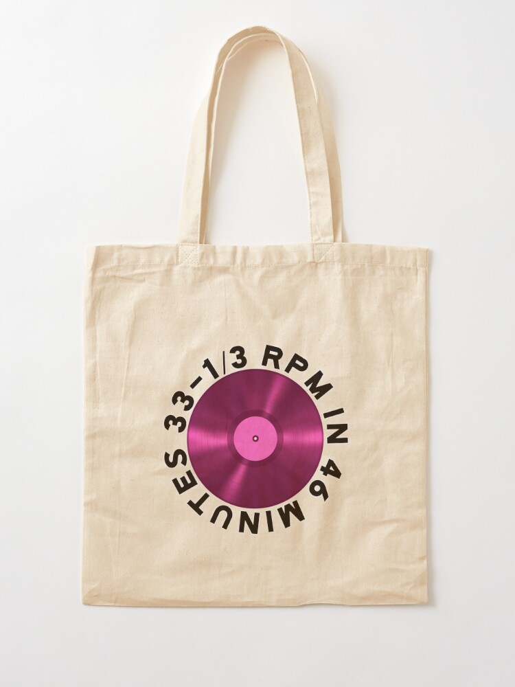 Vinyl Records Lover - Grunge Vinyl Record Tote Bag for Sale by