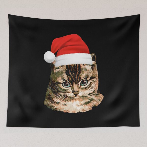Item preview, Cute exotic shorthair Cat Christmas & Santa Hat design Gift designed and sold by Usoubmaster.