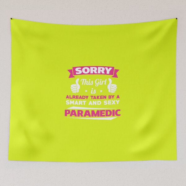 Item preview, This Girl Is Already Taken By A Smart & Sexy Paramedic Funny Gift T-Shirt designed and sold by AlwaysAwesome.