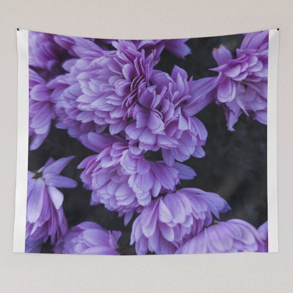 Item preview, Purple flowers - purple chrysanthemum designed and sold by SunriseAndHoney.