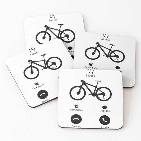 Item preview, Funny Cool Bike My Mobile Cycle Born to Ride Evolution of Mountain Bike  Love Bike Gift Premium Apparel Funny Holiday Xmas designed and sold by DesignByHeartUK.