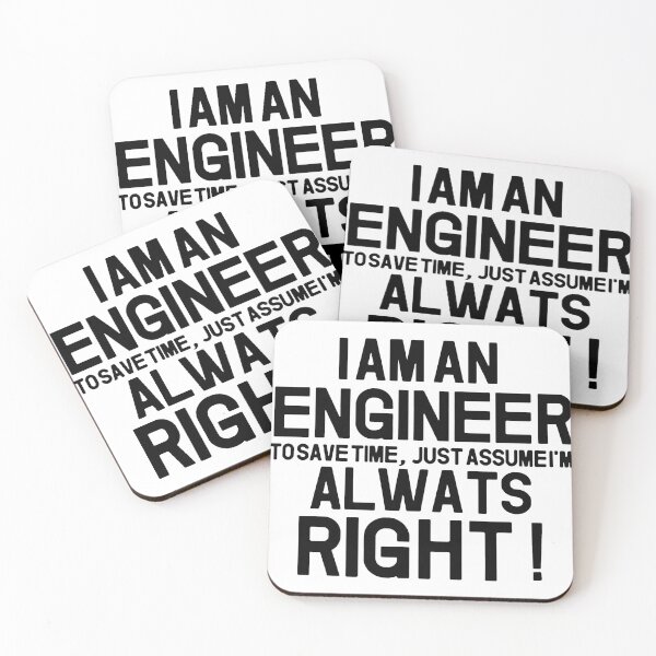 Item preview, Funny I am Enineer and I am always Right Engineering Funny Saying Fathersday Electronics Gift Premium Apparel Funny Holiday Xmas designed and sold by DesignByHeartUK.