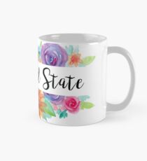 Handpainted Flowers Westfield State Mug