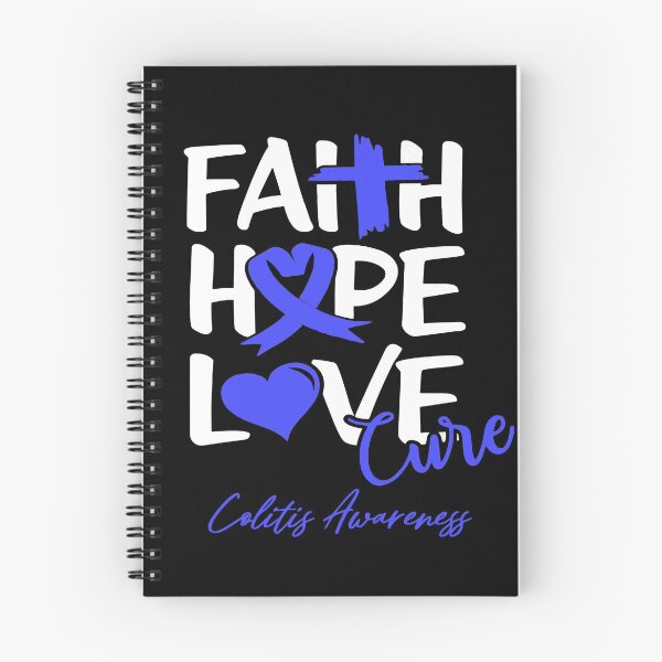 Item preview, Faith Hope Love Cure Colitis Awareness designed and sold by Grooffos.