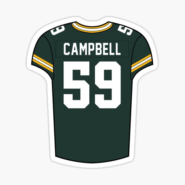 Green Bay Packers AJ Dillon Jersey Sticker 