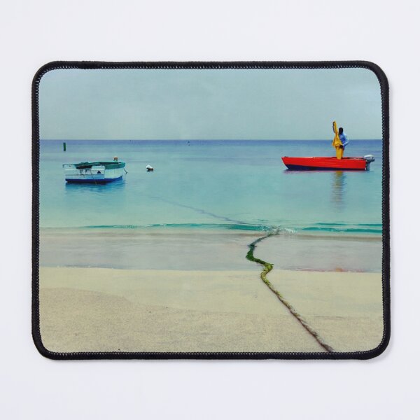 Item preview, Red boat, yellow jacket designed and sold by Christine Mignon.