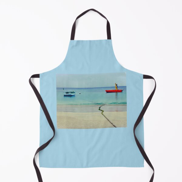 Item preview, Red boat, yellow jacket designed and sold by Christine Mignon.