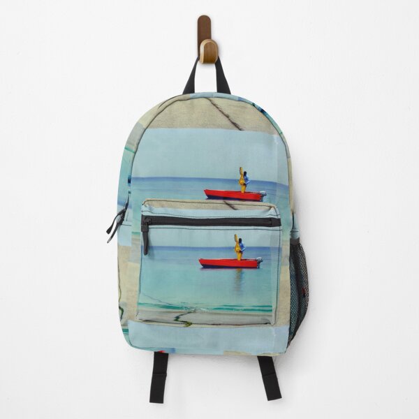 Item preview, Red boat, yellow jacket designed and sold by Christine Mignon.