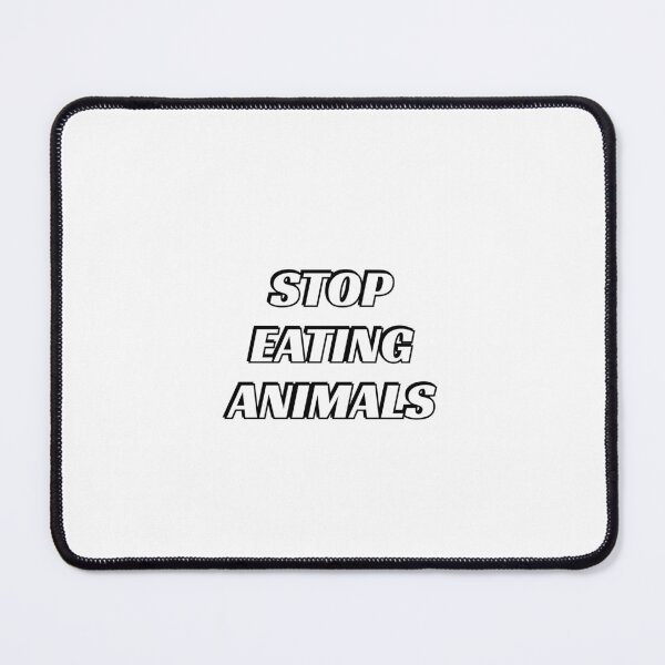 Item preview, STOP EATING ANIMALS vegan vegetarian designed and sold by Inspirationmotivation.
