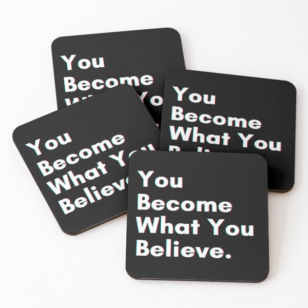 Item preview, You become what you believe. designed and sold by PostiveText.