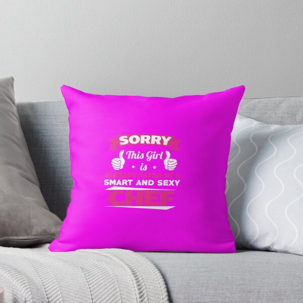 Item preview, This Girl Is Already Taken By A Smart & Sexy Chef Funny Gift T-Shirt designed and sold by AlwaysAwesome.