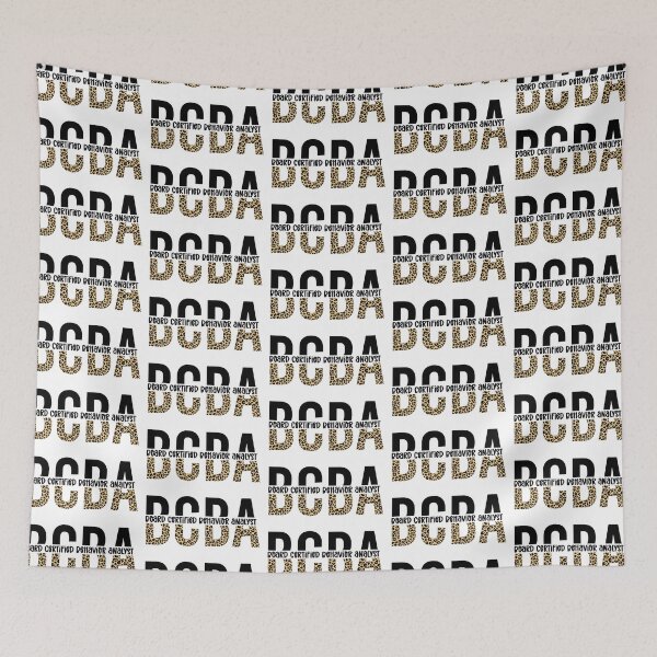 Item preview, BCBA Board Certified Behavior Analyst Cheetah typography |  Behavior analyst gifts designed and sold by Violet Treasures.