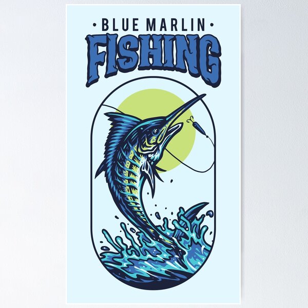 Marlin Fishing Poster