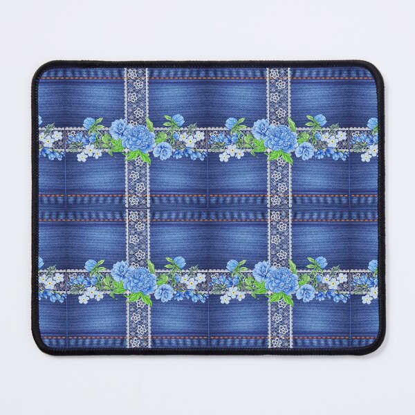 Item preview,  Flowers Blue Denim  designed and sold by SloganExpress.
