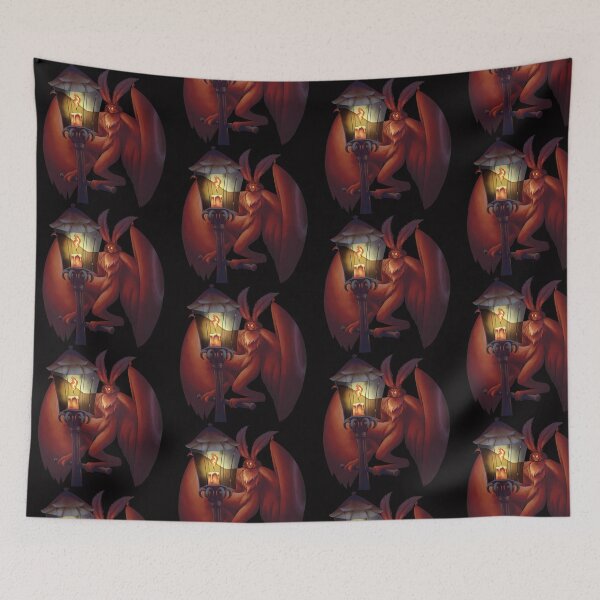 Item preview, Mothman and Lamp designed and sold by LochNessyzMons.