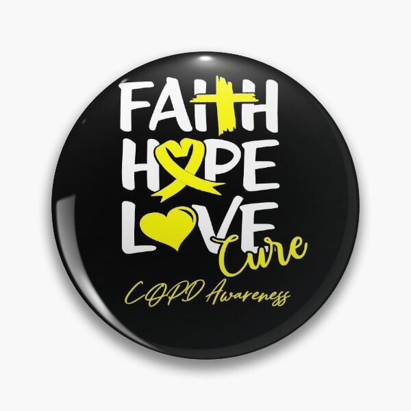 Item preview, Faith Hope Love Cure COPD Awareness designed and sold by Grooffos.