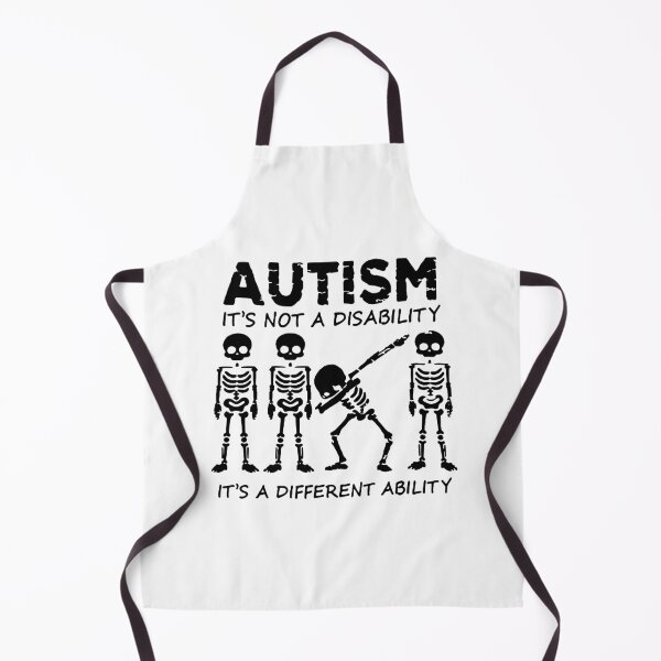 Item preview, Skeleton Dabbing Autism its not a disability it's different ability Happy Holiday Pumpkin halloween Gift Premium Apparel Funny Holiday Xmas designed and sold by DesignByHeartUK.