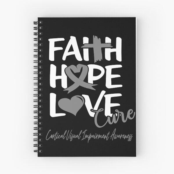 Item preview, Faith Hope Love Cure Cortical Visual Impairment Awareness designed and sold by Grooffos.