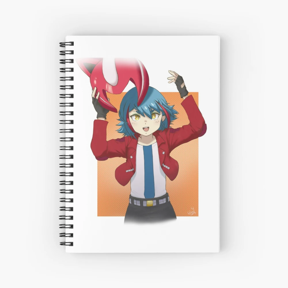 Shu Kurenai - Beyblade Burst Surge Spiral Notebook by Kaw-dev