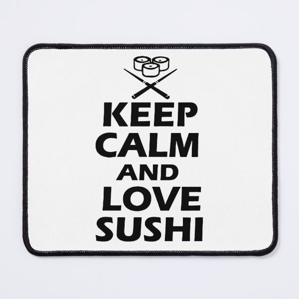 Item preview, Keep Calm Love Suchi Funny Loving as Saumon Couple - Sushi Hug  Gifts ,Gift Mom,Gift dad,Gift friend Funny Art Design Happy Apparel Essential Inspiration Joy Mood designed and sold by DesignByHeartUK.