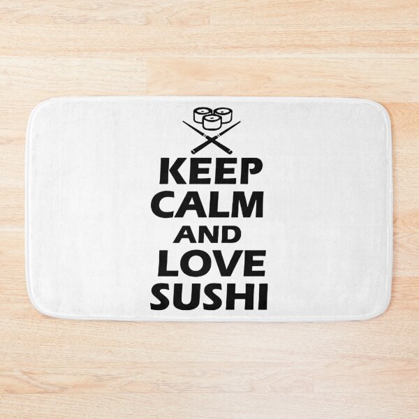 Item preview, Keep Calm Love Suchi Funny Loving as Saumon Couple - Sushi Hug  Gifts ,Gift Mom,Gift dad,Gift friend Funny Art Design Happy Apparel Essential Inspiration Joy Mood designed and sold by DesignByHeartUK.
