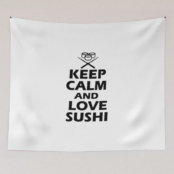 Item preview, Keep Calm Love Suchi Funny Loving as Saumon Couple - Sushi Hug  Gifts ,Gift Mom,Gift dad,Gift friend Funny Art Design Happy Apparel Essential Inspiration Joy Mood designed and sold by DesignByHeartUK.